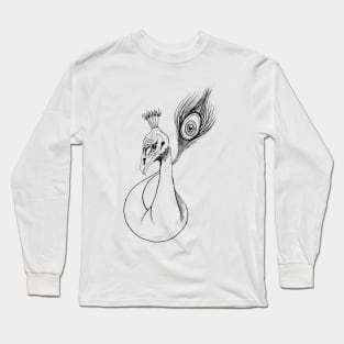 Peacock ink Long Sleeve T-Shirt